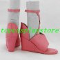 Aldnoah Zero Asseylum Vers Allusia Pink Cosplay Shoes boots pink ver #AZ001