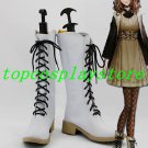 New Amnesia Cosplay Heroine Limited Edition White Cosplay Boots shoes #AMN002