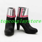 Arpeggio of Blue Steel Takao Black & Silver Cosplay Boots shoes #ABSC001