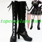 Beelzebub Cosplay Hilda/Hildegarde High Heel Cosplay Boots shoes black ver #BLB008