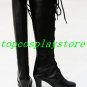 Beelzebub Cosplay Hilda/Hildegarde High Heel Cosplay Boots shoes black ver #BLB008