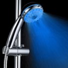 NEW: 3 Color Temperature Sensor Control LED Shower Head