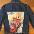 Doreman Burns Cowgirls by Gordon and James Womens Small Button Down Denim Jacket