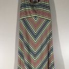 Patagonia Womens Medium Multi Color Organic Cotton Tencel Lyocell Striped Dress