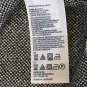Tommy Hilfiger Womens Medium Black White Metallic Diamond Pattern Cotton Sweater