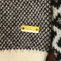 Tommy Hilfiger Womens Medium Black White Metallic Diamond Pattern Cotton Sweater