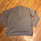 Pure Jill by J.Jill Women's Medium V Neckline Long Sleeve Light Brown Sweater