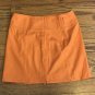 EXPRESS Womens Size 2 Orange Peach A Line Mini Skirt