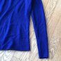 Diane Von Furstenberg Medium Blue Long Sleeve Cashmere Sweater *Flaws and Holes*