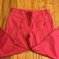 Ann Taylor LOFT Womens Size 6 Marisa Fit Zipper Front Pockets Pink Utility Pants