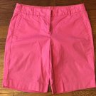 J. CREW Size 4 Stretch Summer Weight Chino Pink Shorts