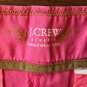 J. CREW Size 4 Stretch Summer Weight Chino Pink Shorts
