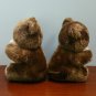 Cute Cuddly Twin Brown Bears Set Stuffed Animals Approximately 8" per Bear