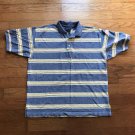 GANT Mens Blue Multi Color Orange Yellow Green Red Polo Shirt Size Tag Removed