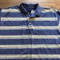 GANT Mens Blue Multi Color Orange Yellow Green Red Polo Shirt Size Tag Removed