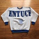 VTG KentuckyWildcats Embroidery Spell Out Light Heather Gray Sweater NO SIZE TAG