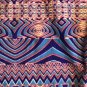 LuLaRoe Geometric OS Purple Multi Color Stretch Leggings EUC RN 142161