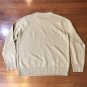 Eddie Bauer Mens Large Beige Long Sleeve 100% Combed Cotton Knit Sweater