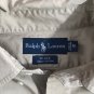 Ralph Lauren Mens Medium Beige Blake Oxford  Cotton Long Sleeve Button Up Shirt