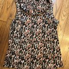 Ann Taylor Womens Sz 10 Multi Color Abstract Pattern Sleeveless Tank Top Blouse