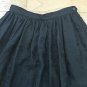 Ralph Lauren Sz 8 Paisley Pattern Black Floral Boho Peasant Maxi Long Silk Skirt