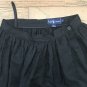 Ralph Lauren Sz 8 Paisley Pattern Black Floral Boho Peasant Maxi Long Silk Skirt