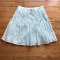 J.Jill Size Petite 2P Light Sky Blue Mini Flared Pleated Skirt NWT