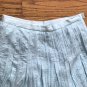 J.Jill Size Petite 2P Light Sky Blue Mini Flared Pleated Skirt NWT