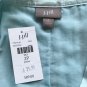 J.Jill Size Petite 2P Light Sky Blue Mini Flared Pleated Skirt NWT