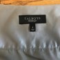TALBOTS Tag Size 6 A-Line Ruffled Solid Gray Above Knee Silk Dry Clean Skirt