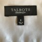 TALBOTS Tag Size 6 A-Line Ruffled Solid Gray Above Knee Silk Dry Clean Skirt