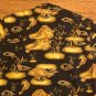 VTG No Fear Mens Medium  Polyester Black Yellow Tiger Bamboo Button Front Shirt