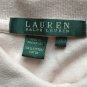 Lauren Ralph Lauren 1X Light Pink Sleeveless Polo Three Button Front Shirt Top
