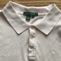Lauren Ralph Lauren 1X Light Pink Sleeveless Polo Three Button Front Shirt Top