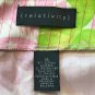 Relativity Womens Tag Size 16 Pink Multi Color Floral A-Line Above Knee Skirt