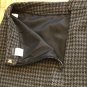 J. Crew Tag Size 8 Black Gray Geometric Wool Nylon Cashmere Blend Mini Skirt