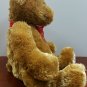 Light Brown Galerie's Teddy Bear with Red Ribbon Approximately 16"