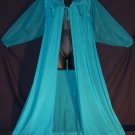 Vintage Lingerie Henson Kickernick Robe Peignoir Chiffon & Lace!