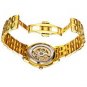 Diamond Scale Chinese Dragon Pattern Watch for Men - Black And Rose Gold