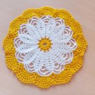 Daisy flower doily crochet