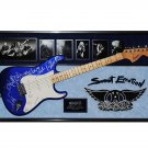 Aerosmith Signed Guitar Sweet Emotion Custom Framed