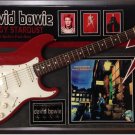 David Bowie Signed Guitar Ziggy Stardust Custom Framed