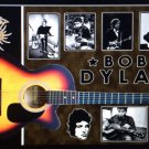 Bob Dylan - Signed  Acoustic Guitar Custom Framed