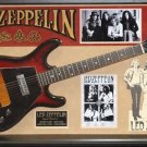 Led Zeppelin Signed Guitar by the Original 4 Members Custom Framed