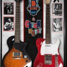Chuck Berry and B.B. King Rhythm n' Blues Signed Guitar Custom Framed