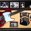 Chuck Berry Signed Guitar Custom Framed