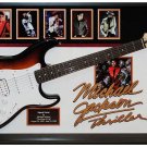 Michael Jackson Thriller Signed Guitar Custom Framed
