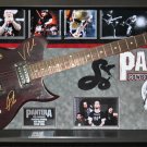 Pantera Signed Guitar Cowboys from Hell Custom Framed