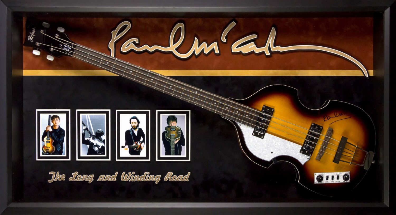 Paul McCartney Signed Guitar Custom Framed
