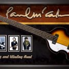 Paul McCartney Signed Guitar Custom Framed